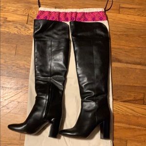 Tory Burch over the knee boots